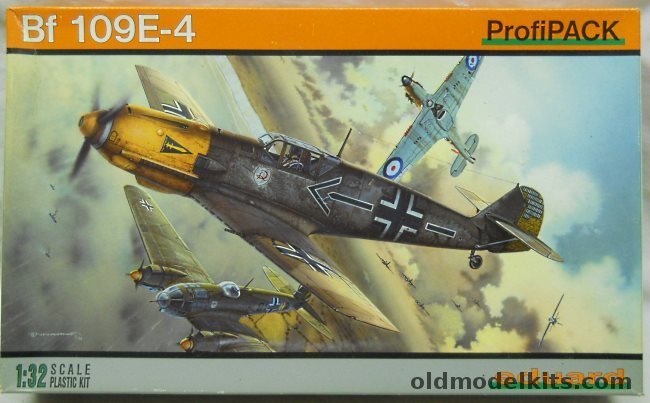 Eduard 1/32 Messerschmitt Bf-109 E-4 ProfiPACK - (Bf109E-4), 3003 plastic model kit